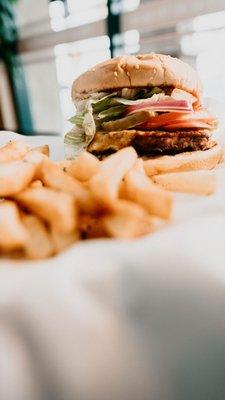 Cheeseburger and Fries