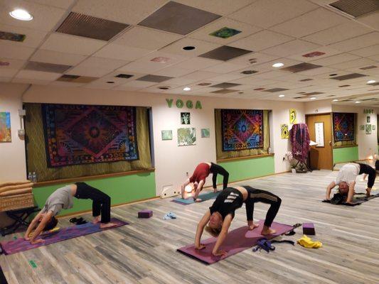 Wheel yoga pose-boys are rock stars.