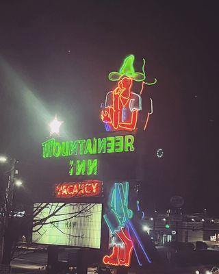 Famous neon sign