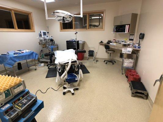 Operating Theater - double certified by both AAAASF & Utah Surgical Review Organization