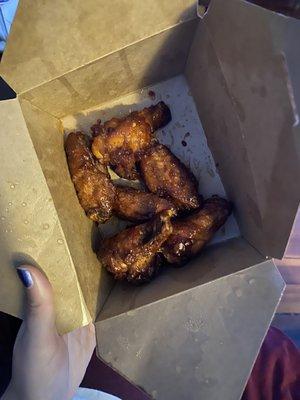 Sweet Asian chili wings