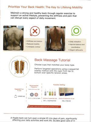 Relieve back and waist pain, firm the skin