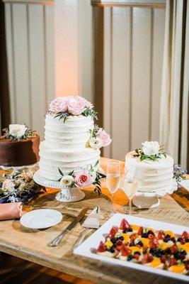 Chocolate, Almond, and Vanilla Cakes!