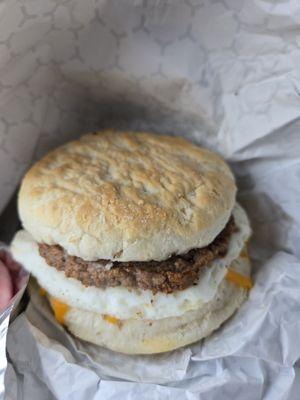 Original Breakfast Biscuit - good flavor, but very dry biscuit