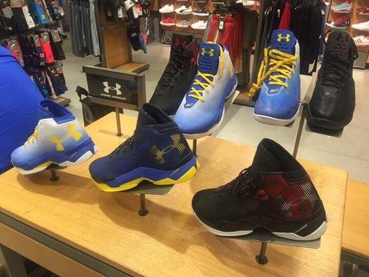 All the Stephen Curry shoes on sale.