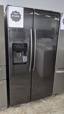 samsung side-by-side refrigerator RS25J500DSG AA