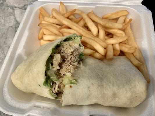 Chicken Caesar wrap