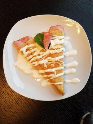 New Crepes are coming!!!   Ham and Cheese!!!