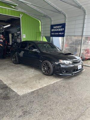 2011 SUBARU STI TIRE service