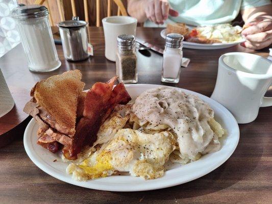 Breakfast Special plus sausage gravy