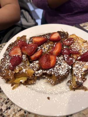 Cream Brûlée French toast.