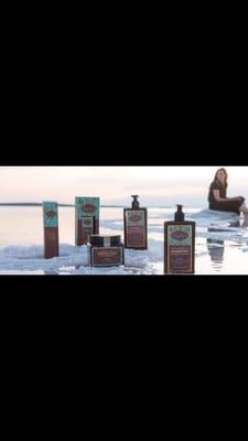 Awesome product line sold at The Cut.... Includes 26 minerals from the Dead Sea! AMAZING for keratin treated hair!!!