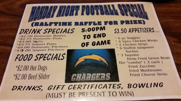 MNF Specials