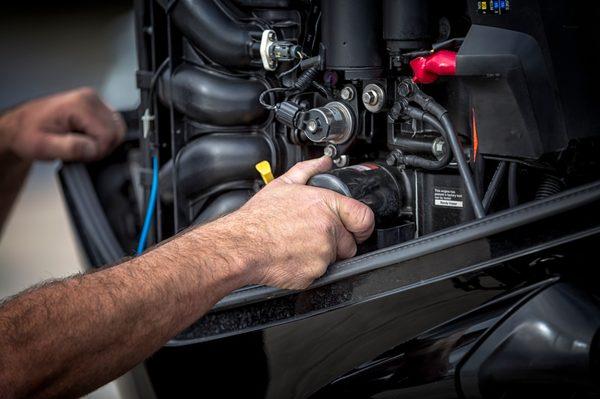 Marine Mechanics - Certified Technicians at our boat service center and 24/7 mobile marine service