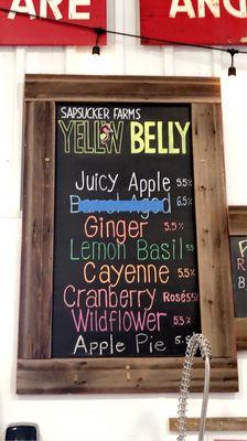 Cider Flavors