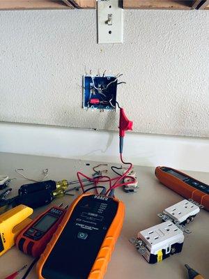 Troubleshooting wiring