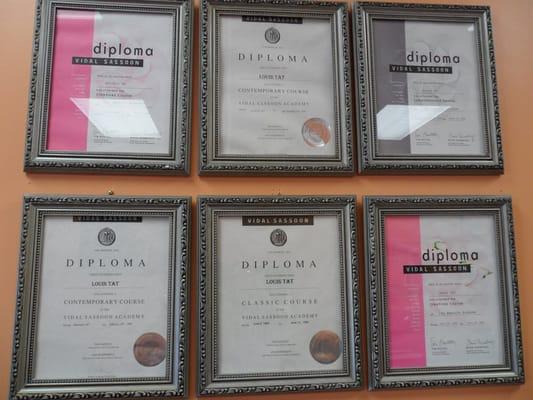 diplomas