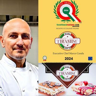 Our Executive Chef Marco has been recognized among the Italian Excellences!! So proud of you!!