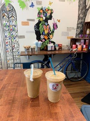 Great service and coffee/smoothies