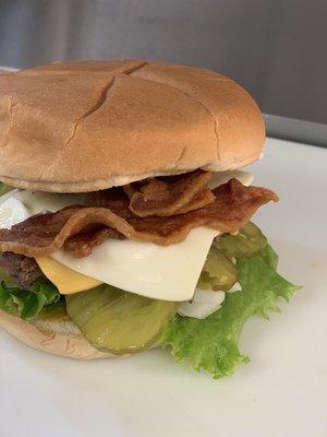 Bacon Swiss Burger