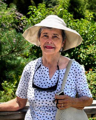 Laurette in Botanical Garden in Kernersville, NC