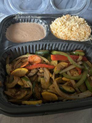 Vegetable fajitas