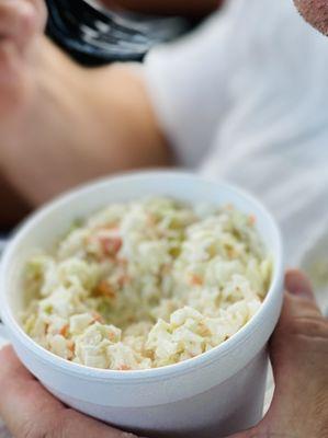 Our fave Cole Slaw to go beachside BOMB.