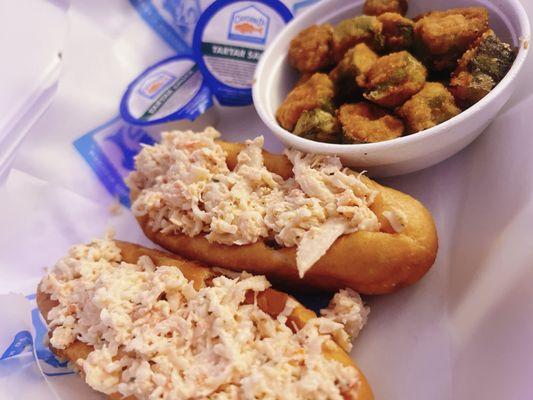 Lobster Rolls w/Fried Okra