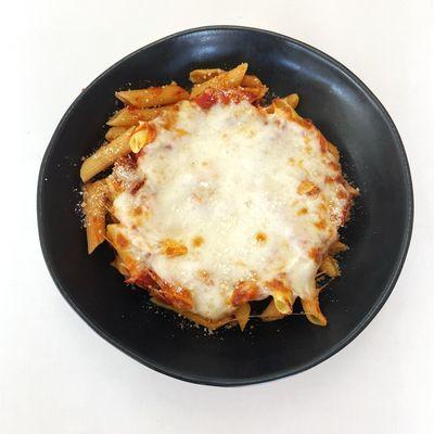 Baked Mostaccioli pasta