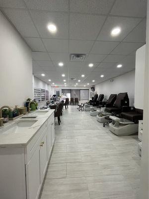 Manicure and Pedicure Spa Area