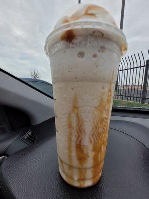 Venti creme caramel cruch Frappuccino