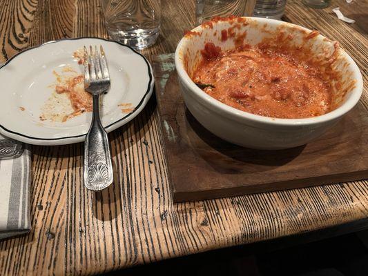 Lamb Meatballs that were too good to take a photo before they were devoured. Sauce is also fantastic with the bread you're given.