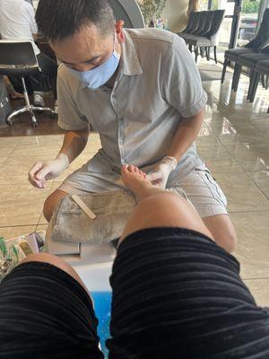 Pedicure time!