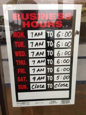 Business hours