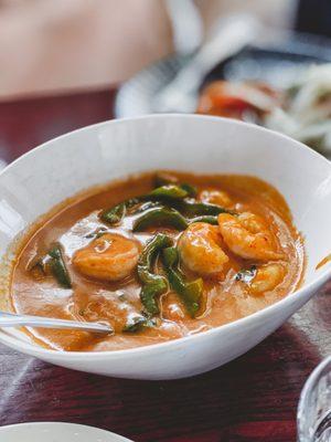 Panang Curry with Shrimp