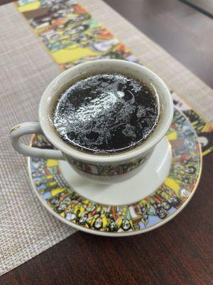 Ethiopian coffee with butter and salt (the traditional way)