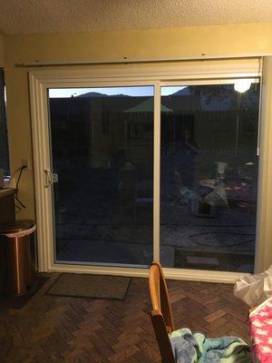 Sliding patio door