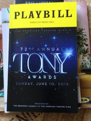 Playbill 06/10/18