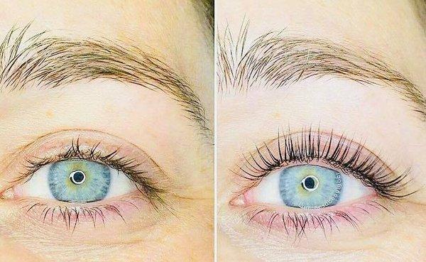 Love your natural lashes with a lash lift and tint.