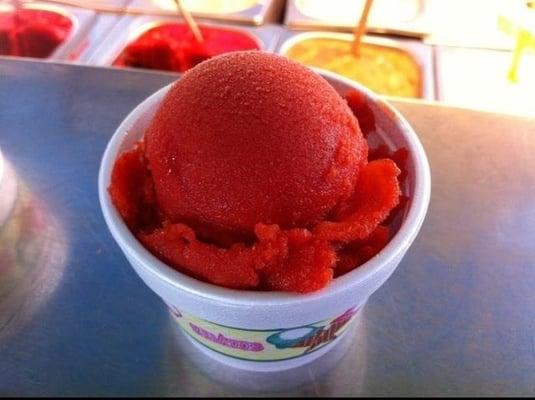 Chamoy Sorbet...tangy spicy sweet