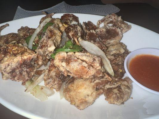 Fried soft shelled crab