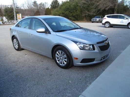 2011 Chevy Cruz after repairs picture.