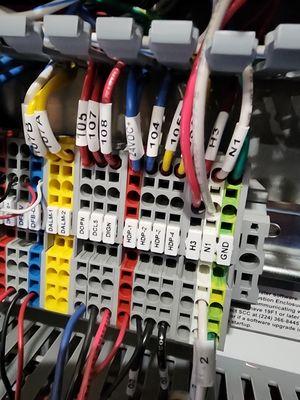 CONTROL PANEL WIRING FOR BOILER SYSTEM