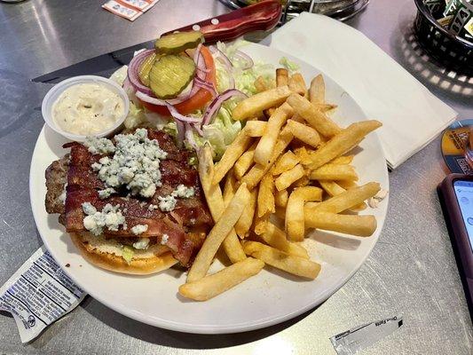 Bleu Bacon Burger