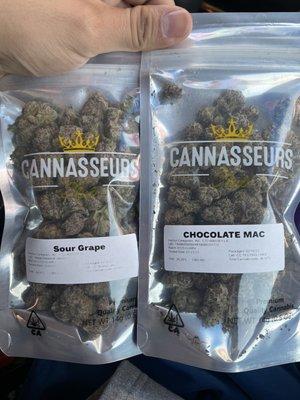 Sour Grape 1/2 Oz & Chocolate Mac 1/2 Oz