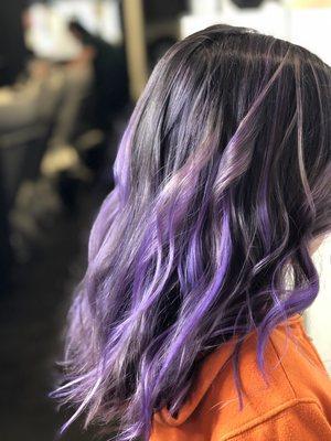 Purple fun on a 9 year old!