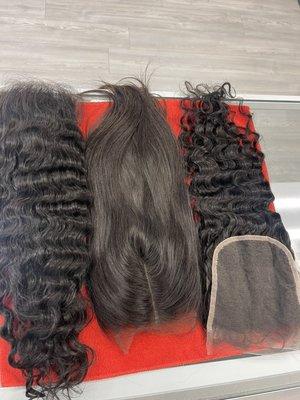 Closures & Frontals R Available @Bombay Human Hair Co Upland CA 909-481-2229