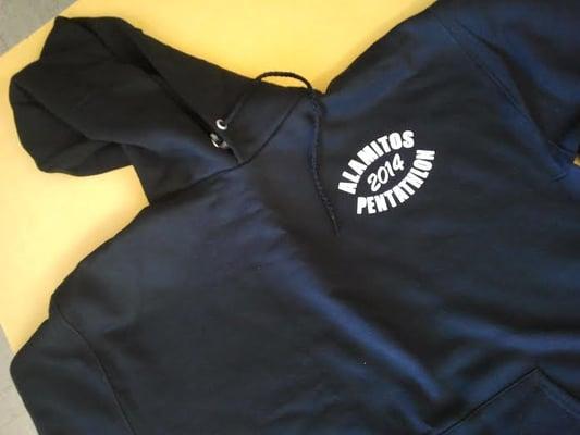 "Pentathlon, 2014" Hoodies