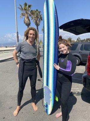 Beautiful day for surfing!