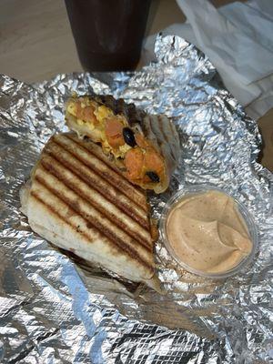 Sweet Potato Burrito